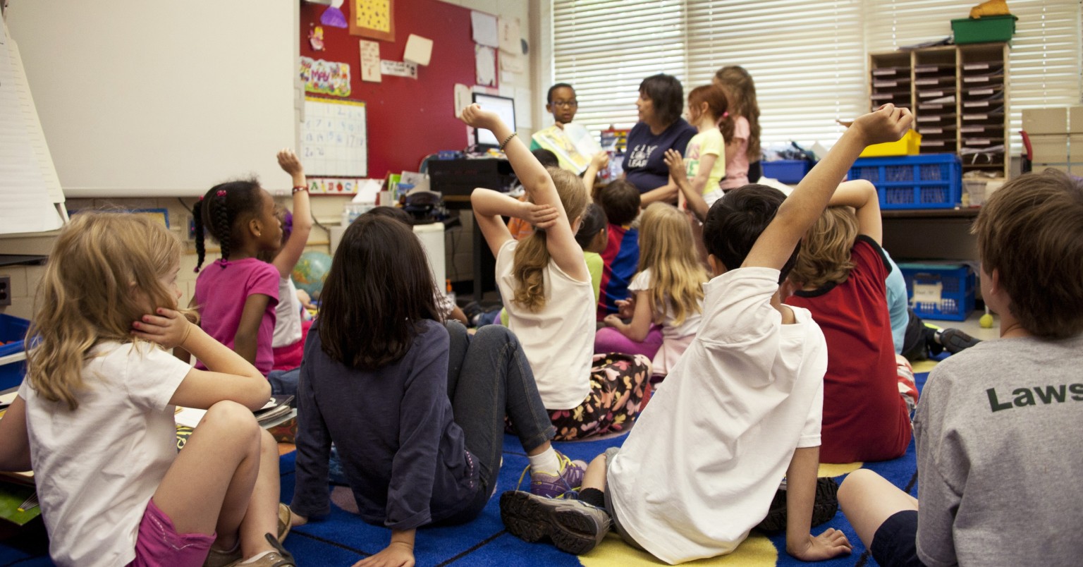 Children in a classroom