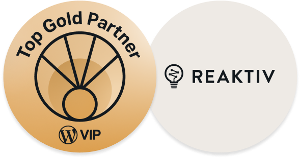 Reaktiv - WordPress VIP Q3 2024 Gold Agency Partner Award